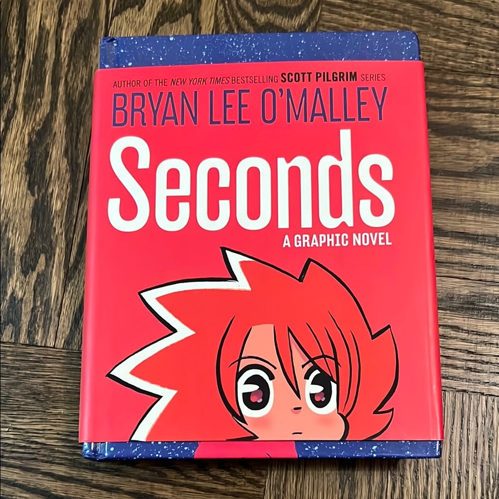 Graphic Novel with Blue and Red Cover